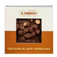 Tavoletta di cioccolato con nocciole - al latte - 120 gr - Barbero - NOCCL - 8000813060040 - DMwebShop