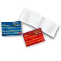 Album Musica - 17 x 24 cm - 16 fogli - 85 gr - 5 pentagrammi - conf. 10 pezzi - Pigna - 0462897IN - 8005235108943 - DMwebShop