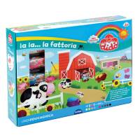 Dido' Farm - 10 salsiciotti - con formine e scenario 3d - Dido - 350200 - 8000144006526 - DMwebShop