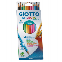 Pastelli colorati Stilnovo Acquarell - Ø mina 3,3 mm - astuccio 12 pezzi - Giotto - 255700 - 8000825255700 - DMwebShop