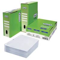 Buste forate La 500 - Linear - liscio - 22 x 30 cm - trasparente - conf. 500 pezzi - Favorit - 400052719 - 3045050191749 - DMwebShop