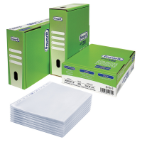 Buste forate La 500 - Linear - liscio - 22 x 30 cm - trasparente - conf. 500 pezzi - Favorit - 400052719 - 3045050191749 - DMwebShop