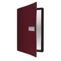 PortaMenu Royal 1 inserto doppio incluso A4,24 x 33 cm bordeaux - 14438