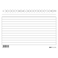 Schede in cartoncino rigate - 15 x 10,5 cm - orizzontale - conf. 100 pezzi - Edipro - E3126BL - 8023328312619 - 52086_1 - DMwebShop
