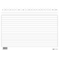 Schede in cartoncino rigate - 15 x 21 cm - orizzontale - conf. 100 pezzi - Edipro - E3246BL - 8023328341312 - 52088_1 - DMwebShop