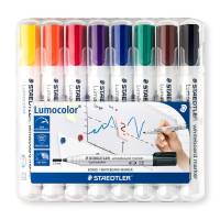 Marcatore cancellabile Lumocolor whiteboard 351 - tratto 2 mm - astuccio 8 pezzi - Staedtler - 351WP8 - 4007817186244 - 77296_1 - DMwebShop