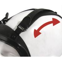 Maschera completa M9300 Strap Galaxy - policarbonato-silicone - nero-arancio - Deltaplus - M9300NO - 3295249154837 - 85877_3 - DMwebShop