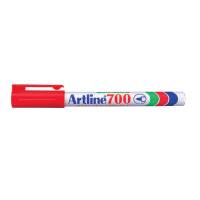 Marcatore permanente A 700 - punta tonda - 0,7 mm - rosso - Artline - A700R - 4974052804021 - 85758_1 - DMwebShop