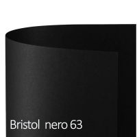 Cartoncino Bristol Color - 70 x 100 cm - 200 gr - nero 63 - conf. 10 pezzi - Favini - A35A0A1 - 8007057570205 - DMwebShop