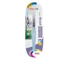 Pennello Aquash Water Brush con serbatoio - 10 ml - punta media - Pentel - XFRH/1-M - 5011433139033 - DMwebShop