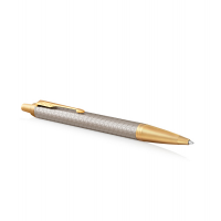 Penna sfera IM Premium Grey Metal ChiselLED - punta M - Parker - 1931687 - 3501179316871 - DMwebShop