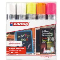 Marcatore 4090 - punta scalpello 4 - 15 mm - astuccio 5 pezzi - Edding - 4-4090-5999 - 4004764963669 - DMwebShop
