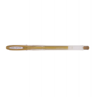 Penna a sfera gel con cappuccio Uni Ball Signo - punta 0,8 mm - oro - Uni Mitsubishi - M UM120NM ORO - 4902778788844 - DMwebShop