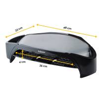 Supporto monitor plus - vaschetta e scomparti - Fellowes - 8020801. - 43859552665 - DMwebShop