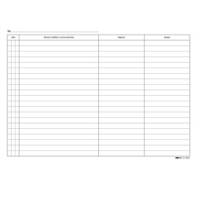 Schede per medici generici 17x24 cm verde - 19397