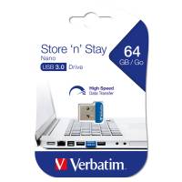 PenDrive USB3.0 Store 'N'Stay Nano - 64 Gb - Verbatim - 98711 - 23942987116 - DMwebShop