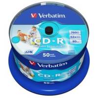 Scatola 50 CD-R Bulk Data Life Plus - spindle 1X-52X -700Mb - Verbatim - 43438 - DMwebShop