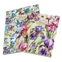 Cartella con elastico Nature Flowers - 26 x 35,5 x 1,2 cm - 3 lembi - conf. 6 pezzi - Pigna - 02303643L - 8005235176515 - DMwebShop