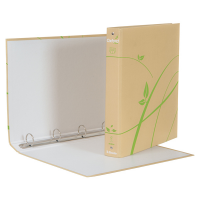Raccoglitore Oxford Green - 4 anelli tondi 30 mm dorso 4 cm f.to utile 22 x 30 cm carta riciclata avana - conf. 12 pezzi - Esselte 397850502 - 8004157505021 - DMwebShop