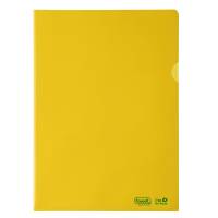 Cartelline a L - 22 x 30 cm - PE Bio-Based - liscio superior - giallo - conf. 25 pezzi - Favorit - 400182393 - 8006779049907 - DMwebShop