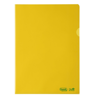 Cartelline a L - 22 x 30 cm - PE Bio-Based - liscio superior - giallo - conf. 25 pezzi - Favorit - 400182393 - 8006779049907 - DMwebShop