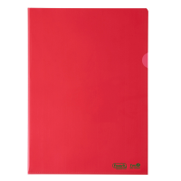 Cartelline a L - 22 x 30 cm - PE Bio-Based - liscio superior - rosso - conf. 25 pezzi - Favorit - 400182395 - 8006779049969 - DMwebShop