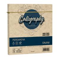 Busta Calligraphy Pergamena - 170 x 170 mm - 90 gr - nocciola 04 - conf. 25 pezzi - Favini - A57N078 - 8007057750058 - DMwebShop