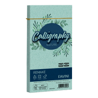 Busta Calligraphy Remake - 110 x 220 mm - 120 gr - aquamarina - conf. 25 pezzi - Favini - A57G273 - 8007057760064 - DMwebShop