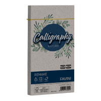 Busta Calligraphy Remake - 110 x 220 mm - 120 gr - scoglio - conf. 25 pezzi - Favini - A57U253 - 8007057760019 - DMwebShop