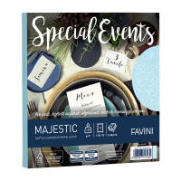 Busta Special Events - 170 x 170 mm - 120 gr - azzurro - conf. 10 buste - Favini - A57T118 - 8007057747034 - DMwebShop