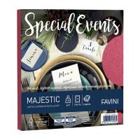 Busta Special Events - 170 x 170 mm - 120 gr - rosso - conf. 10 buste - Favini - A57C118 - 8007057747065 - DMwebShop