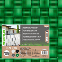Striscia di occultazione privacy - 19 x 205 cm - PVC - verde - Verdemax - 8223 - 8015358082235 - DMwebShop