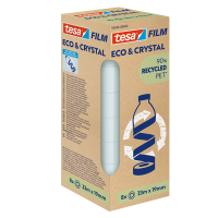 Nastro adesivo Eco & Crystal - 19 mm x 33 mt - torre 8 pezzi - Tesa - 59044-00000-00 - 4063565252457 - DMwebShop