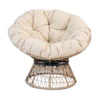 Poltrona Bora Borai - polyrattan naturale - Garden Friend - S2251043 - 8023755058241 - DMwebShop