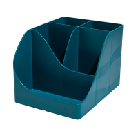 Portapenne Pen Wave NeoDeco - 15,5 x 11,9 x 10,9 cm - blu anatra - Exacompta - 69528D - 9002493695283 - DMwebShop