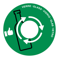 Coperchio raccolta vetro - per cestino 133R - Ø 38 cm - PVC - verde - Cep - 1009330031 - 3462159018577 - DMwebShop