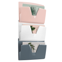 Portadocumenti da parete 170 Min Mineral - 3 tasche A4 - rosa-grigio-bianco - Cep - 1001701681 - 3462159018119 - DMwebShop