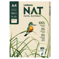 Carta da fotocopie ecologica NAT - A4 - 75 gr - colore naturale - conf. 500 fogli - Ledesma - 186292 - 7792540296502 - DMwebShop