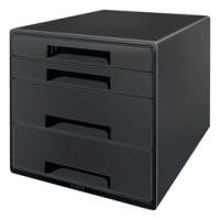 Cassettiera a cubo Recycle - 4 cassetti - 28,7 x 27 x 36,3 cm - nero - Leitz - 53720095 - 4002432134618 - DMwebShop