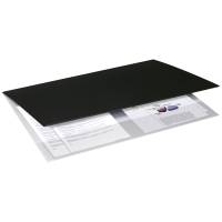 Sottomano Soft - doppio con tasca interna trasparente - 49 x 34,5 cm - plastica - nero - Arda - 0107NEO1000 - 8007627010742 - DMwebShop