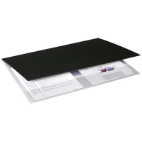 Sottomano Soft - doppio con tasca interna trasparente - 49 x 34,5 cm - plastica - nero - Arda - 0107NEO1000 - 8007627010742 - DMwebShop