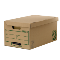 Scatola maxi Earth Series - con coperchio a ribalta - 37,8 x 28,7 x 54,5 cm - avana - Fellowes - conf. 10 pezzi - Bankers Box - 4472205 - 43859708024 - DMwebShop