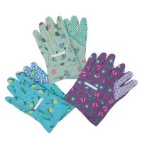 Guanti da giardino bambino - con palmo puntinato - taglia S - PVC - fantasie assortite - Verdemax - 4936 - 8015358049368 - DMwebShop