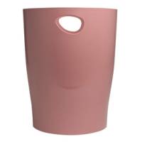 Cestino gettacarte Ecobin Skandi altezza 33 - 5 cm diametro 26 cm 15 lt rosa antico Exacompta 45338D - 9989