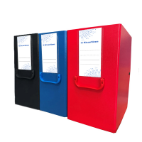 Scatola archivio con maniglia - dorso 16 cm - 25 x 35 cm - blu - Starline - YCP-PPL16BL-STL5090 - 8025133128263 - DMwebShop