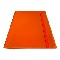 Cartella con elastico piatto - dorso variabile - arancio - conf. 5 pezzi - Starline - CP7AR-STL5404 - 8025133128201 - DMwebShop