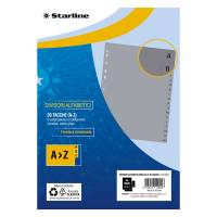 Divisori alfabetici 20 tacche - A4 Maxi - PP - grigio - Starline - 2000016C5-STL - 8025133129048 - DMwebShop