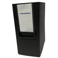 Scatola archivio con maniglia dorso 20 cm 25 x 35 cm nero - 8139