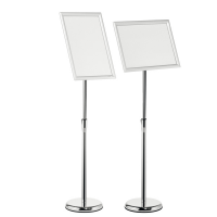 Espositore con cornice a scatto - alluminio - da pavimento - A3 - Durable - 4799-23 - 4005546735559 - DMwebShop