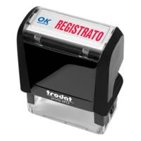 Timbro Printy 4912 Office Eco - autoinchiostrante - REGISTRATO - 47 x 18 mm - nero - Trodat - 194269 - 1900849426902 - DMwebShop